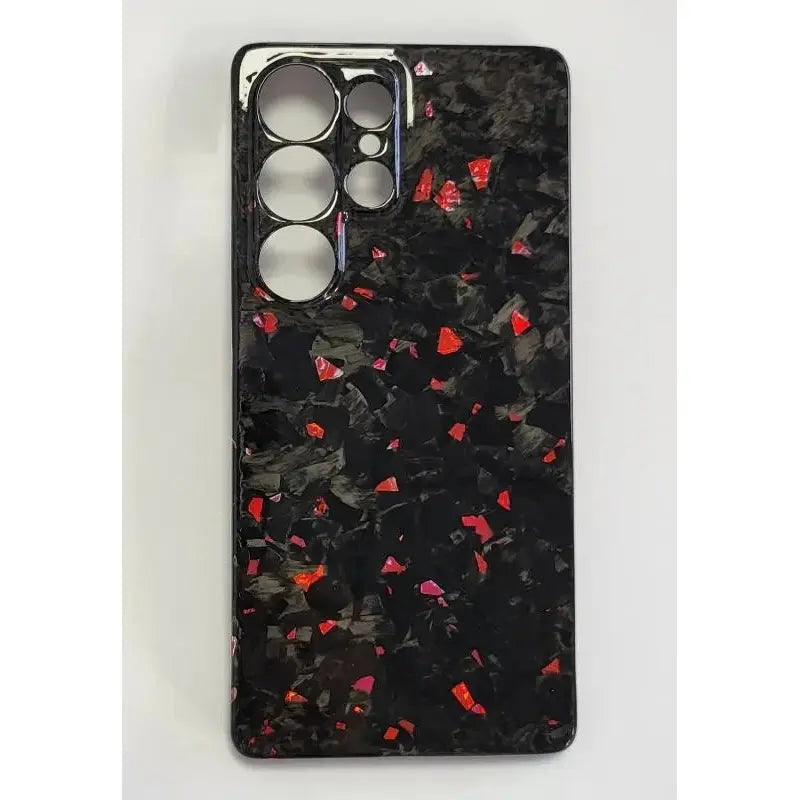 Forged Carbon Armor – Glossy Full-Coverage Case for Samsung S24 / S25 Ultra | Lightweight & Reflective Finish