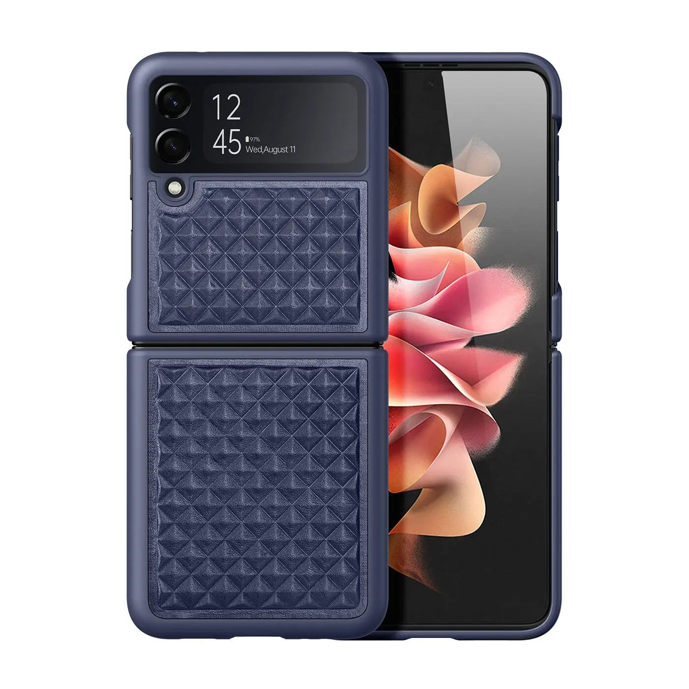Pinnacle Premium Genuine Leather Case For Samsung Galaxy Z Flip 3 Flip 4 - Pinnacle Luxuries