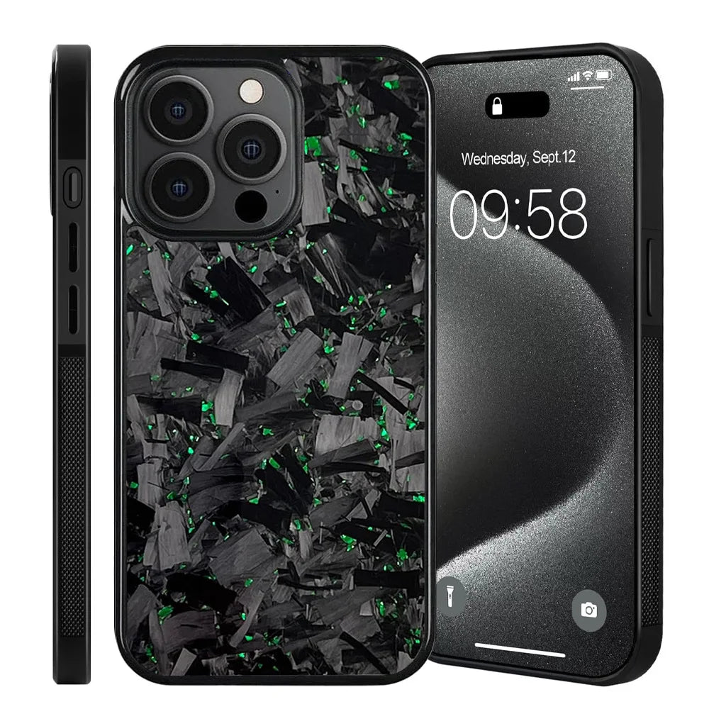 Forged Carbon Elite – Real Carbon Fiber Case for iPhone 13 & 14 | Sleek Minimalism. Tactical Strength.