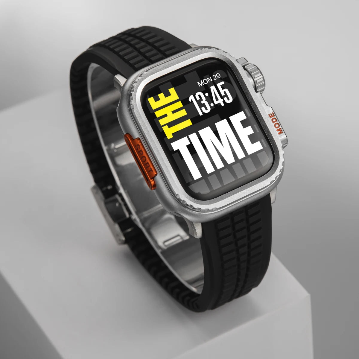 TitanGuard™ Elite Titanium Armor Set — Band + Case for Apple Watch Ultra & Series 11–6